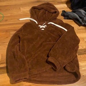 Brown Fuzzy Sweater